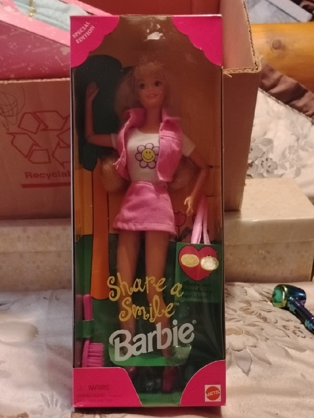 New In Box Vintage 1996 Mattel Special Edition Share A Smile Barbie Doll